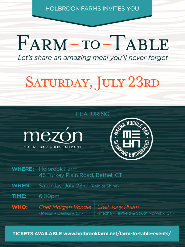 holbrook farm to table dinner mezon and mecha